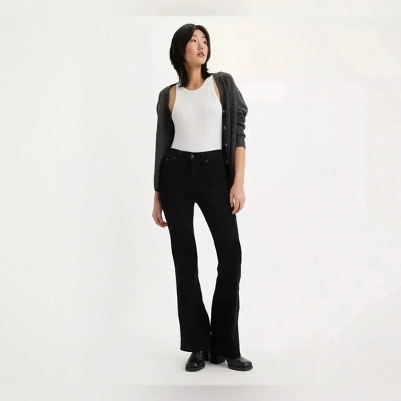 Levi's Denim - Levi’s 726 HIGH RISE FLARE‎ WOMEN'S JEANS DARK WASH SIZE 23